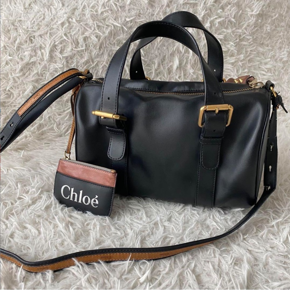 Chloe Black Leather Handbag